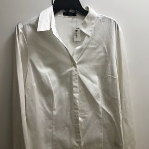 White button down shirt